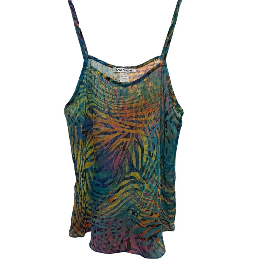 Body Central Women’s Sheer Tank Top